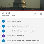 Earth TV LiveChat Mods Protect a Q Nazi Terrorist Cell #237