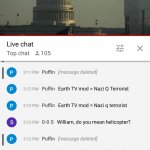 Earth TV LiveChat Mods Protect a Q Nazi Terrorist Cell #228