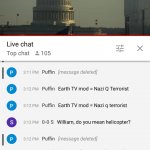 Earth TV LiveChat Mods Protect a Q Nazi Terrorist Cell 227