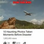 Too 10 photos taken seconds before disaster | #27 WILL BLOW YOUR MIND | image tagged in too 10 photos taken seconds before disaster | made w/ Imgflip meme maker