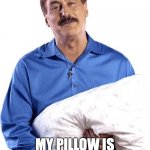 My pillow guy | AS IT TURNS OUT; MY PILLOW IS STUFFED WITH LIES! | image tagged in my pillow guy | made w/ Imgflip meme maker