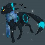 Shiny Umbreon with a scarf