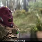 Avengers: Infinity War Thanos choking Vision