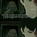 Zuko & Iroh Interspection | LIKE WHEN WILL THERE BE NEW MEMES ON IMGFLIP? | image tagged in zuko iroh interspection | made w/ Imgflip meme maker