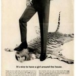 Girl around the house Leggs Ad