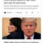 News Duo: Cara Dune Nikki Haley