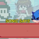 Sonic Says but Friday Night Funkin