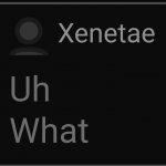 Xenetae says "uh what"