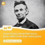 Abraham Lincoln Mercy vs. Justice