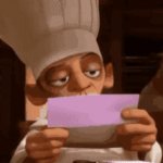 Chef Skinner Reading a Letter