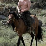 Vladimir on horseback