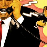 Trump phone cartoon