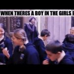 your school life in a nutshell. | EVERY GIRL WHEN THERES A BOY IN THE GIRLS BATHROOM: | image tagged in gifs,harry potter meme | made w/ Imgflip video-to-gif maker