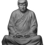 Trump Buddha transparent