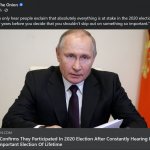 Russia interferes in the 2020 election meme