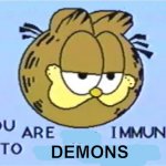 Me, jumping under the covers after I turn off the light: | DEMONS | image tagged in you are not immune to propaganda | made w/ Imgflip meme maker