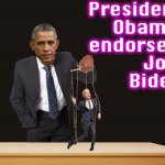 Barack obama and joe biden puppet show