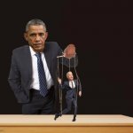 Barack obama and joe biden puppet show | image tagged in barack obama and joe biden puppet show | made w/ Imgflip meme maker