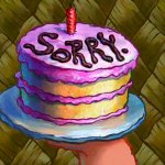 SpongeBob Sorry cake