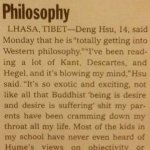 Tibetan Teen Getting Into Western Philosophy