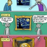 I love psyduck | image tagged in van gogh meme template,psyduck | made w/ Imgflip meme maker