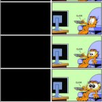 Garfield Watching TV