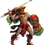 Aztec eagle warrior transparent