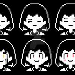 Frisk and Chara Talking Sprites