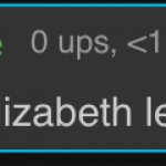 That wasn’t very Elizabeth Liones of you