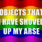 Objects That I Have Shoved Up My Arse