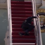 Biden Falling Down Stairs