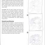 Dot to dot puzzle flower with solution