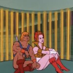 He-Man and Teela captured