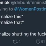 normalize shutting the fuck up