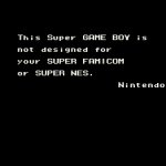 Super Game Boy Region Lock