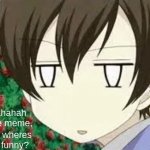 Haruhi can't find the funny