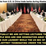 China-US Meeting Alaska