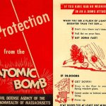 1950's Cold War Atomic Bomb Civil Defense Pamphlet Flyer