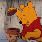 Winnie the Pooh Eats Honey Hunny