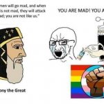 The Mad People | image tagged in funny,memes,lgbt | made w/ Imgflip meme maker