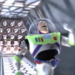 Buzz lightyear running