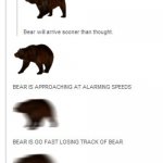 Slowly Approaching Bear