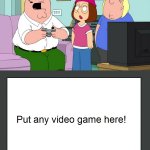 Peter Griffin play a meme