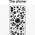 iPhones be like | Iphone 100: *comes out*; The phone: | image tagged in iphones be like,bruh | made w/ Imgflip meme maker