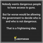 Libertarian gun control