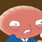 Stewie Griffin angry gif template meme