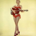 Marilyn Monroe guitar