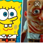 Cursed spongebob meme