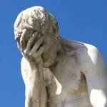 why me | WHY ME | image tagged in ashamed greek statue | made w/ Imgflip meme maker