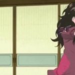 Sleepwalking anime girl GIF Template